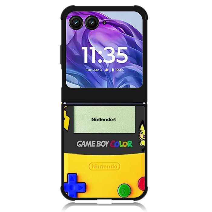 Game Boy Pokemon Pikachu Motorola Moto Razr 2024 , Moto Razr 50 Case