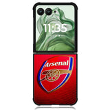 Arsenal FC  X4565 Motorola Moto Razr+ Plus 2024/2025 Case, Motorola Razr 50 Ultra/50s Ultra Case