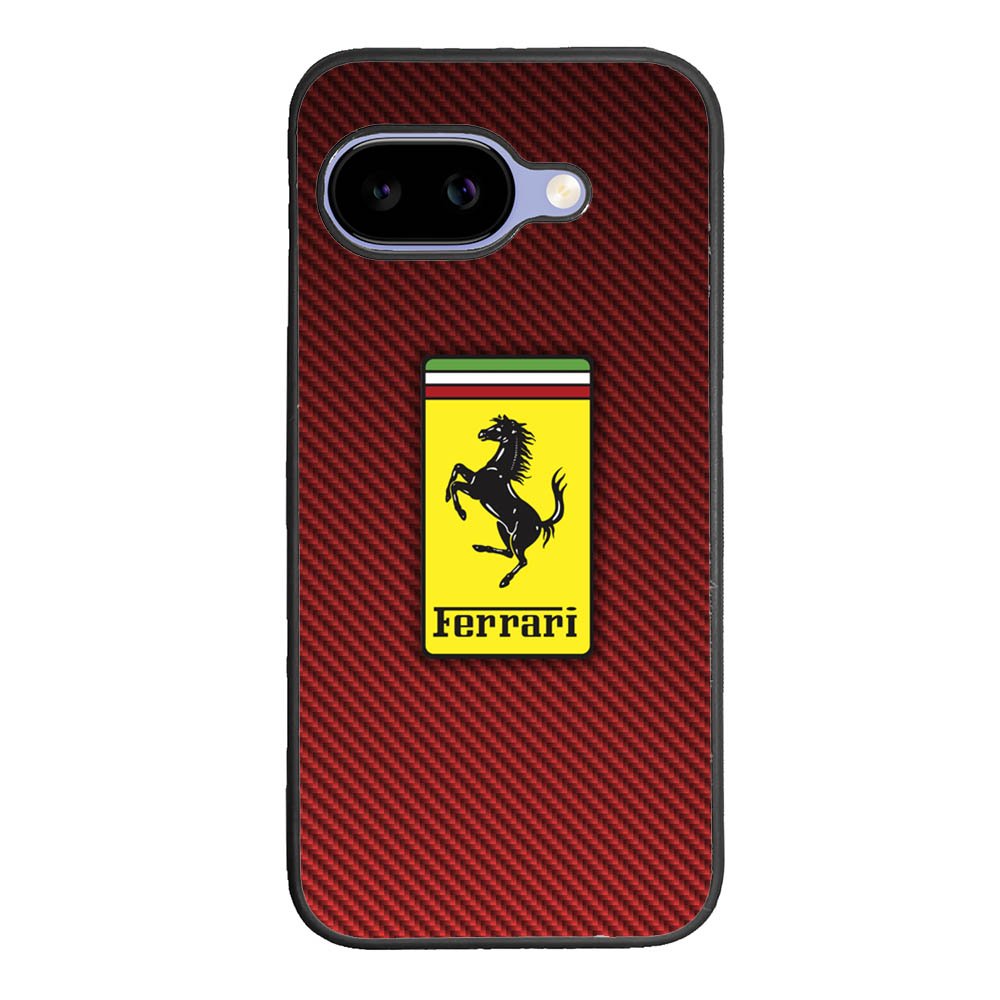 Ferrari Logo Red Carbon X4707 Google Pixel 10A Case