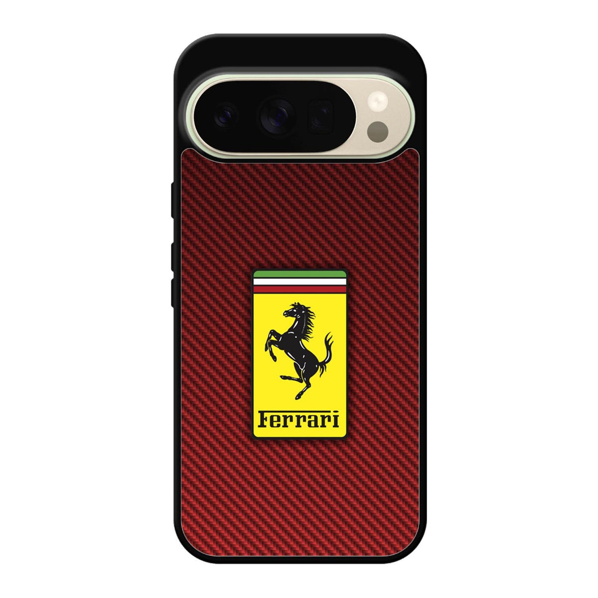 Ferrari Logo Red Carbon X4707 Google Pixel 10 Pro Case