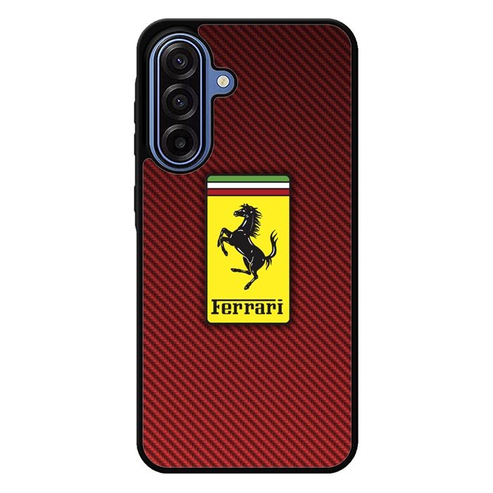 Ferrari Logo Red Carbon X4707 Samsung Galaxy A17 5G Case