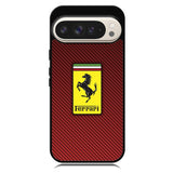 Ferrari Logo Red Carbon X4707 Google Pixel 9 Pro XL Case