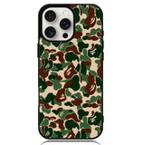 Bathing Ape camo X4908 iPhone 16 Pro Max Case