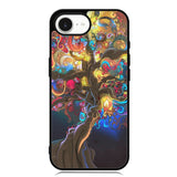Artistic Psychedelic Womens Tree iPhone 16e Case FE0350