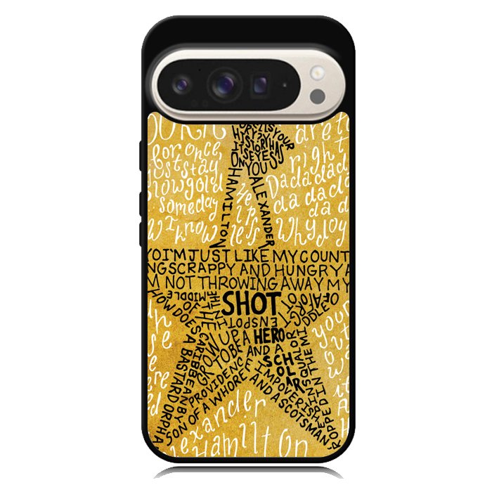 Hamilton Musical Lyrics X4979 Google Pixel 9 | Google Pixel 9 Pro Case