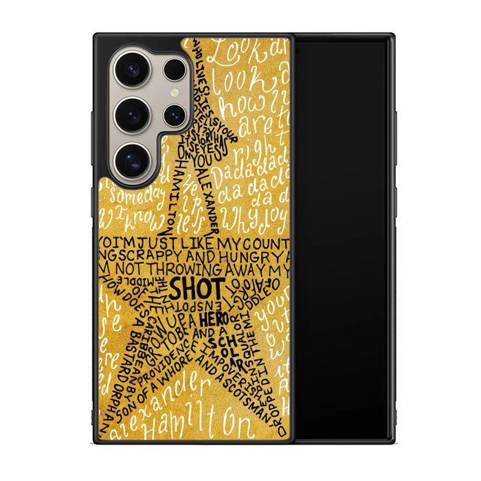 Hamilton Musical Lyrics X4979 Samsung Galaxy S25 Ultra 5G Case