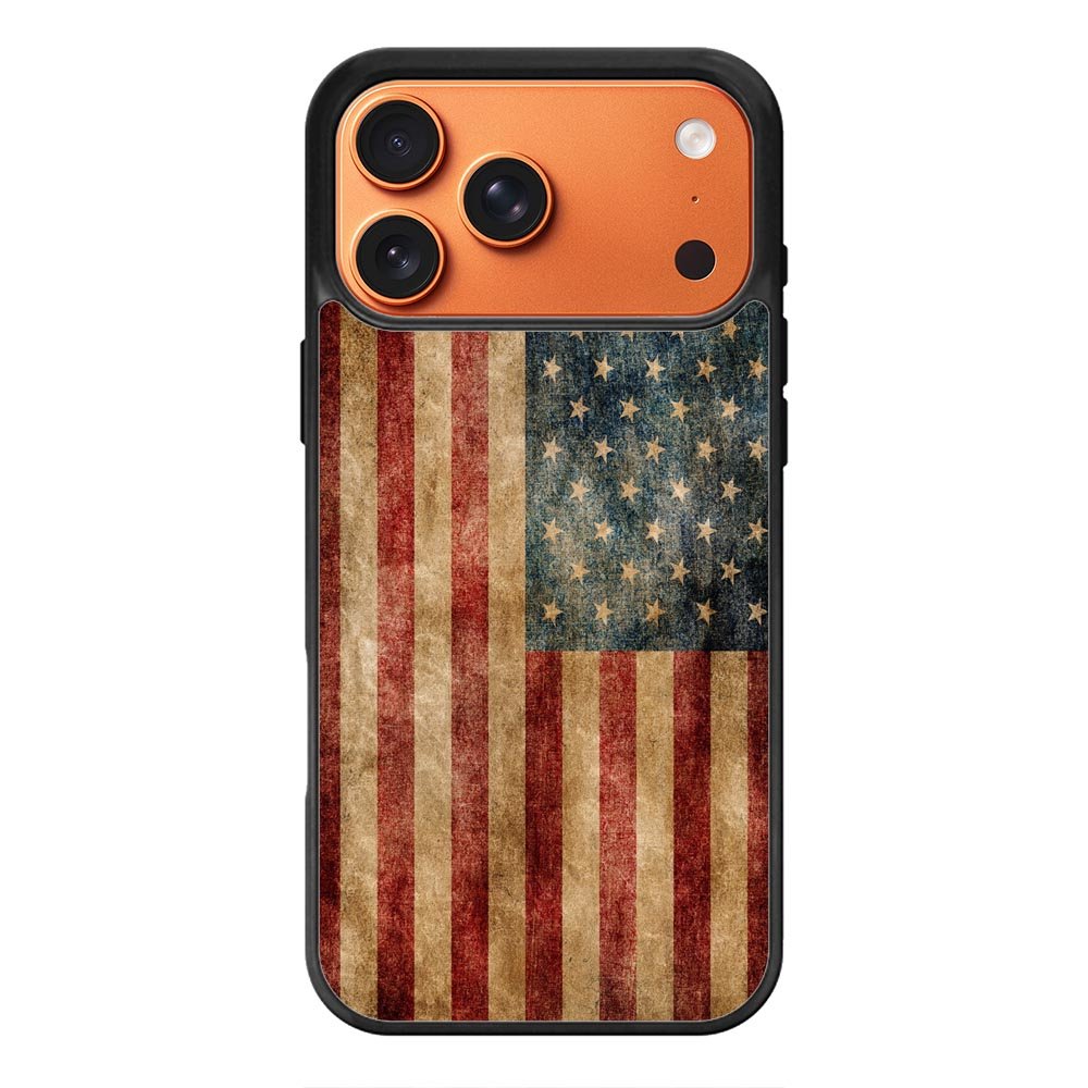 Vintage American Flag iPhone 18 Pro Max Case