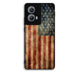Vintage American Flag Motorola Moto Edge 2024 Case FE6906