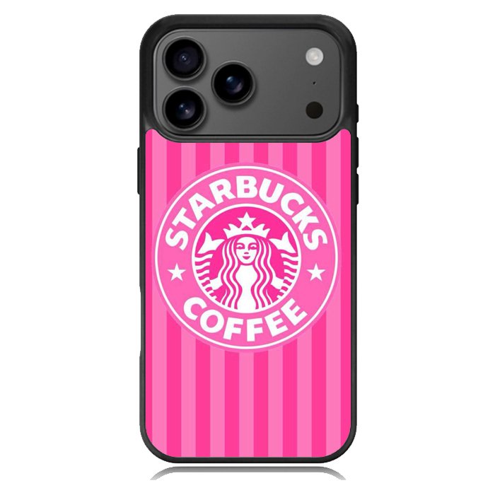 Starbucks Pink Stripes X5719 iPhone 17 Pro Case