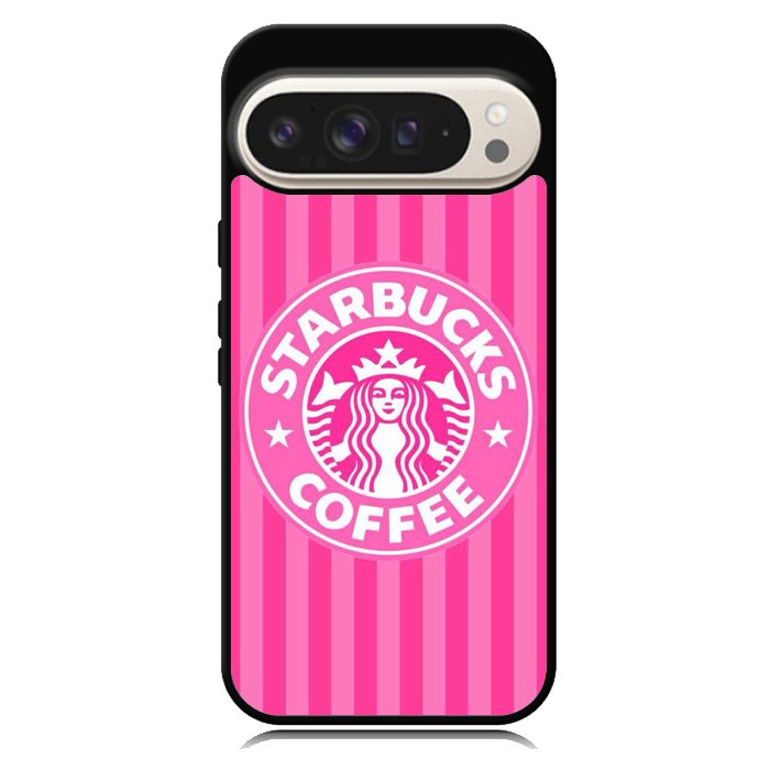 Starbucks Pink Stripes X5719 Google Pixel 9 Pro XL Case