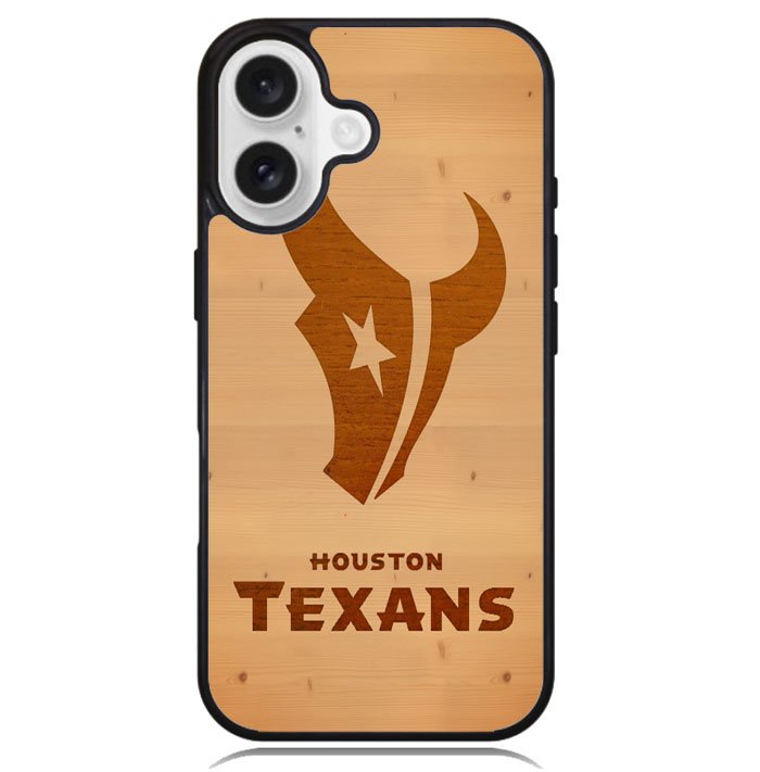 houston texans wood X5738 iPhone 16 Case