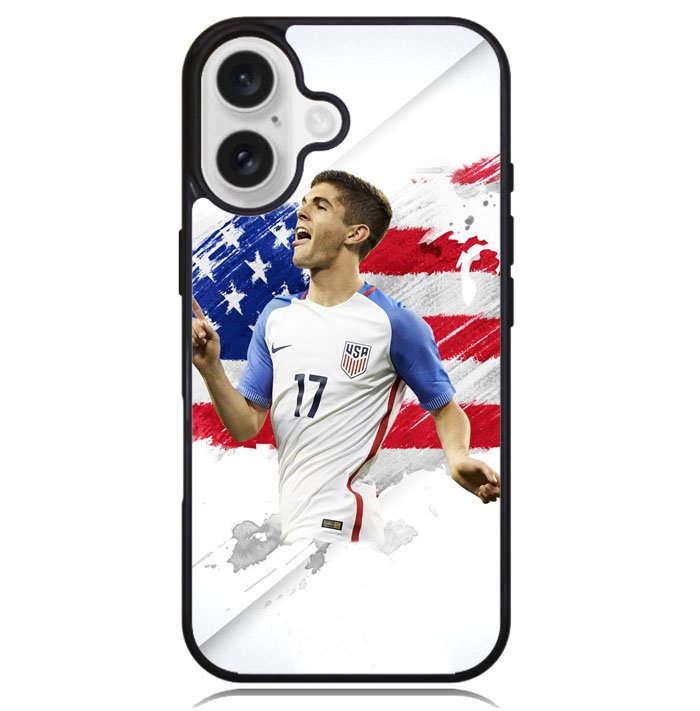 Christian Pulisic USA X5788 iPhone 16 Plus Case