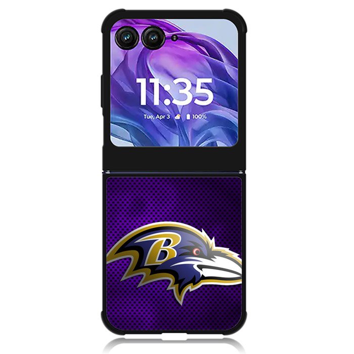 Baltimore Ravens Logo 1st Motorola Moto Razr 2024 , Moto Razr 50 Case
