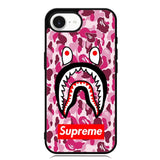 Shark Face Pink Camo iPhone 16e Case FE0550