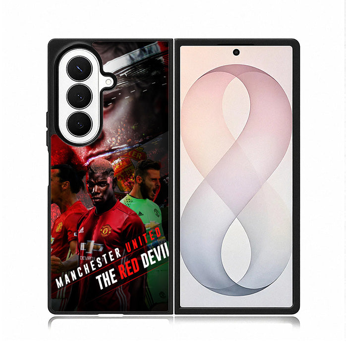 Manchester United Logo Samsung Galaxy Z Fold 8 Ultra Case BC0664