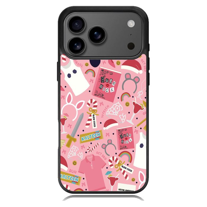Mean Girls inspired pattern iPhone 18 Pro Max Case BC0564