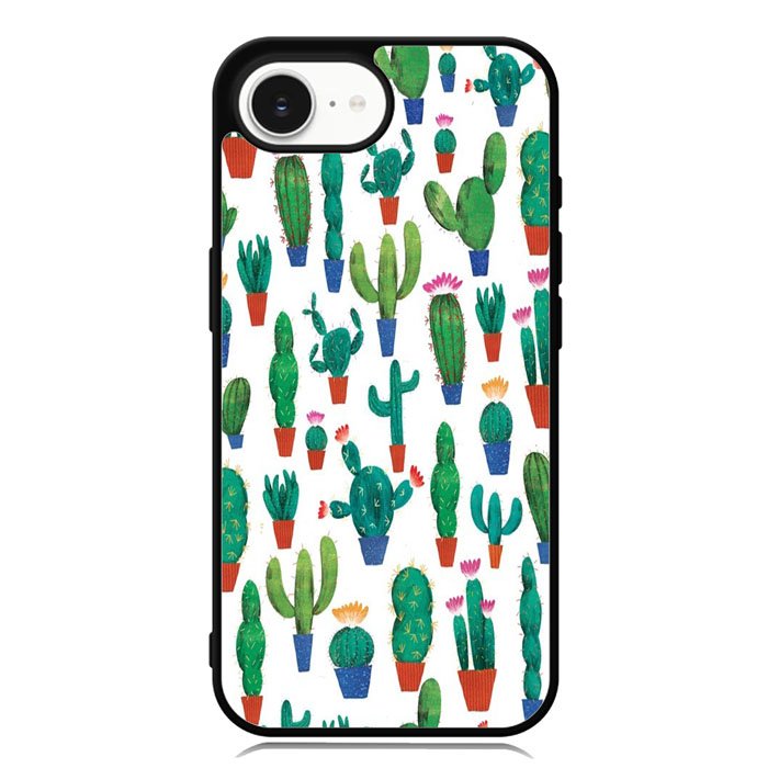 New Cactus Pattern iPhone 16e Case FE0565