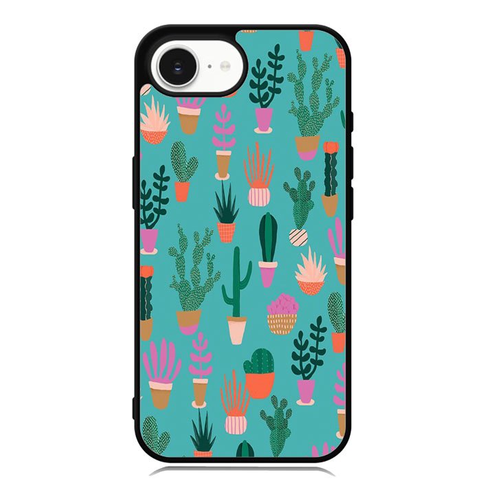 Patio Pattern Cactus iPhone 16e Case FE0570