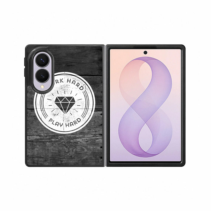 Work Hard Play Hard Samsung Galaxy Z Fold 8 Case BC0577