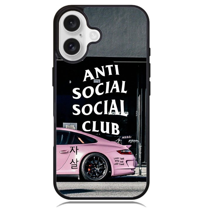 anti social social club X6179 iPhone 16 Case