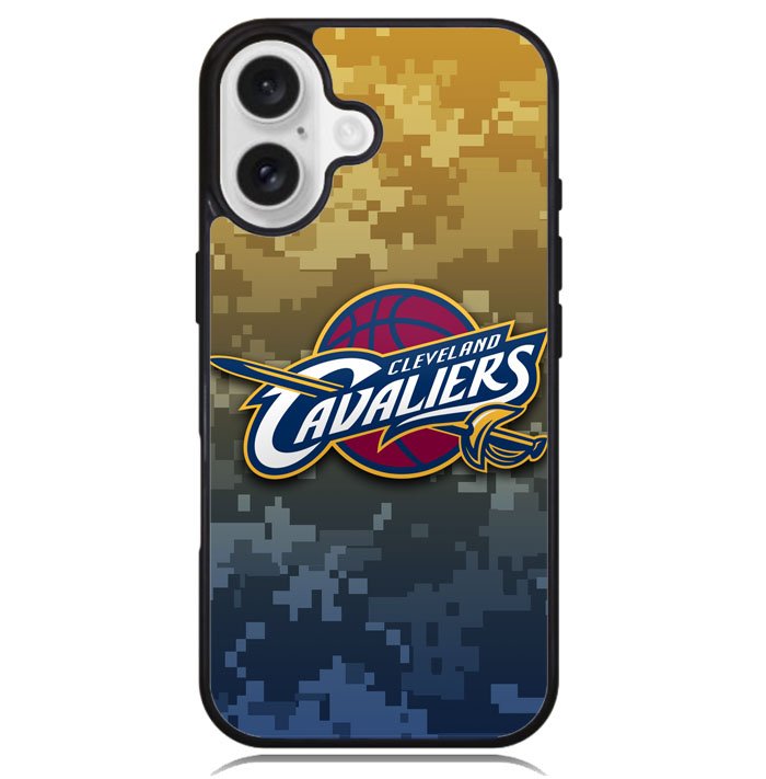 Cleveland Cavaliers camo X6185 iPhone 16 Plus Case