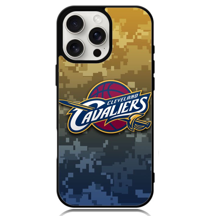Cleveland Cavaliers camo X6185 iPhone 16 Pro Max Case