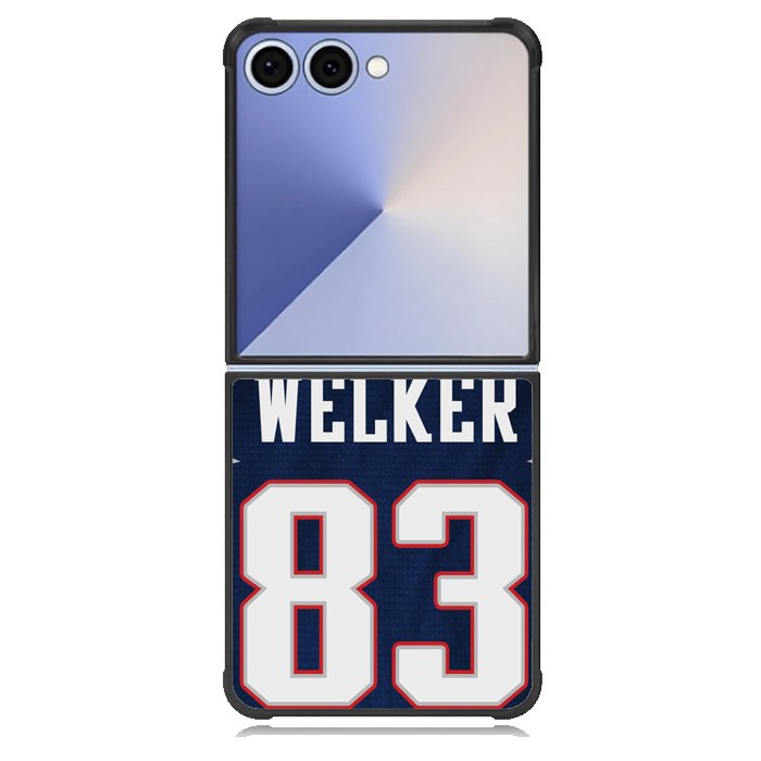 New England Patriots Wes Welker X6154 Samsung Galaxy Z Flip 7 Case