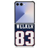 New England Patriots Wes Welker X6154 Samsung Galaxy Z Flip 7 Case