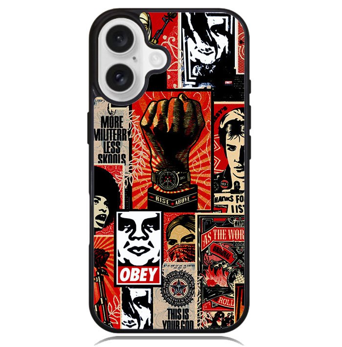 Obey Wallpaper X6190 iPhone 16 Case