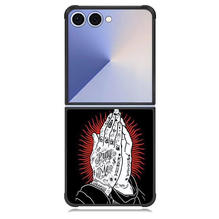 rebel 8 praying hands X6189 Samsung Galaxy Z Flip 7 Case
