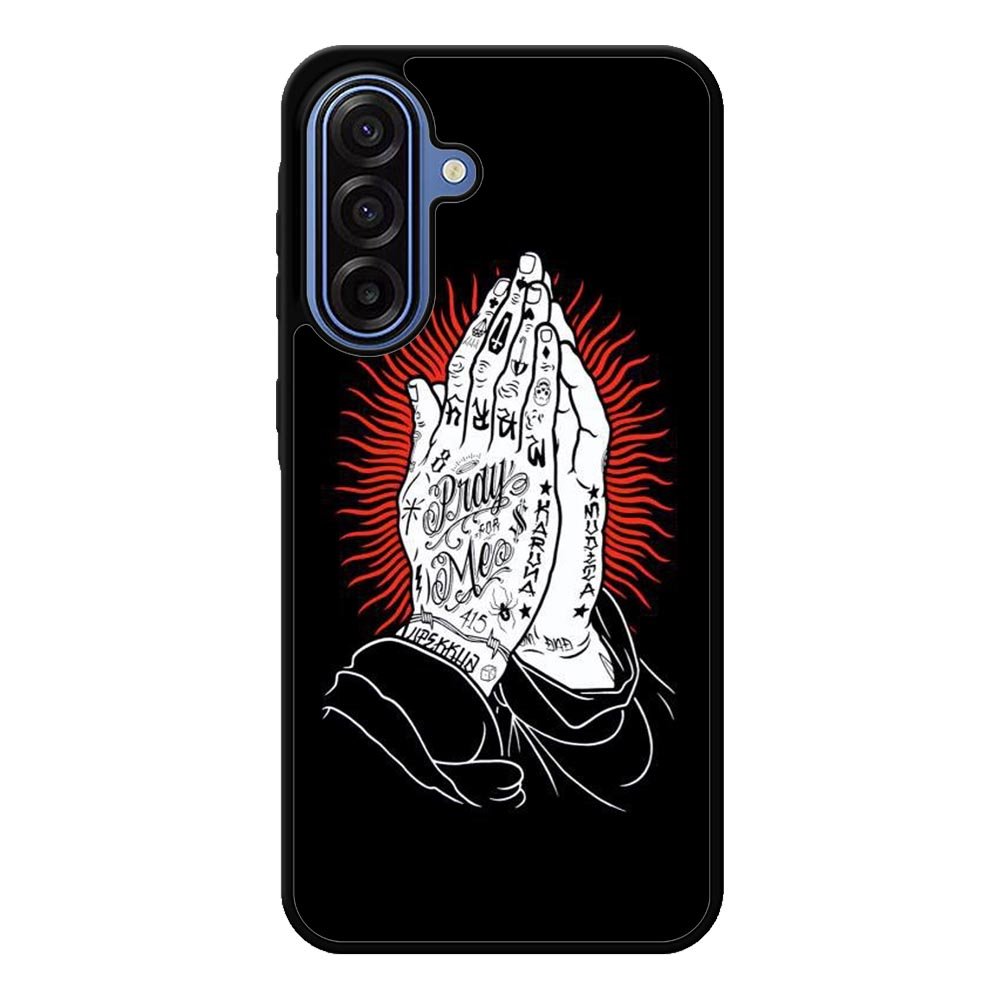 rebel 8 praying hands X6189 Samsung Galaxy A17 Case