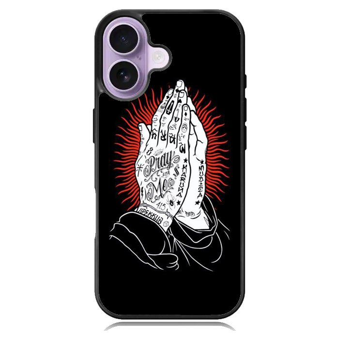 rebel 8 praying hands X6189 iPhone 17 Case