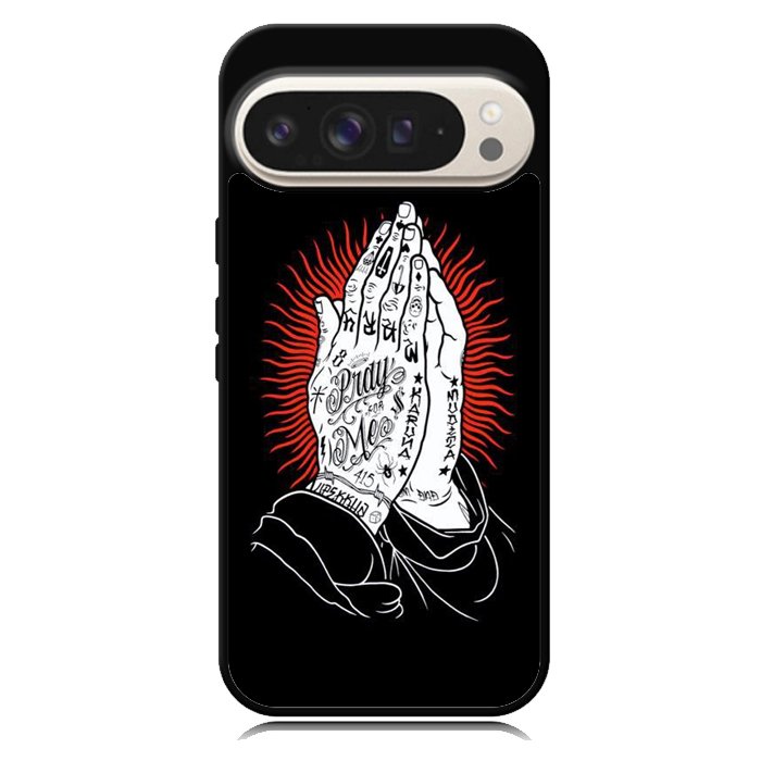 rebel 8 praying hands X6189 Google Pixel 10 Pro XL Case