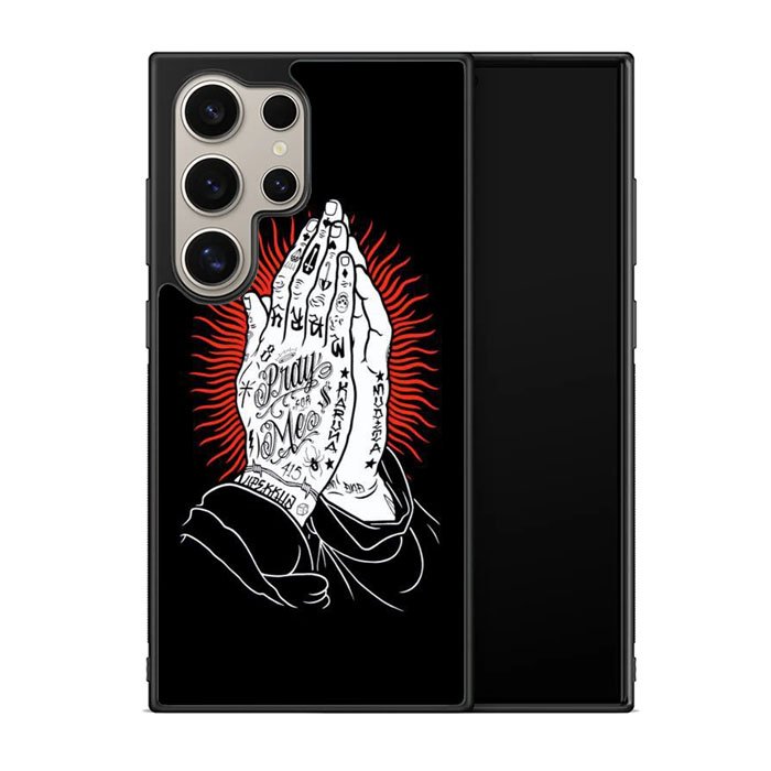 rebel 8 praying hands X6189 Samsung Galaxy S24 Ultra 5G Case