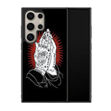 rebel 8 praying hands X6189 Samsung Galaxy S24 Ultra 5G Case