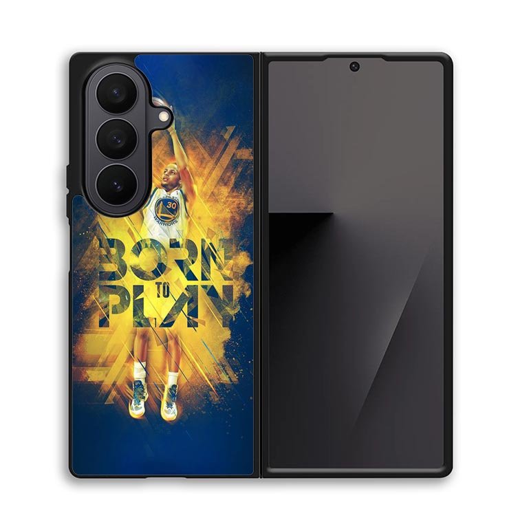stephen curry born to play X6119 Samsung Galaxy Z Fold 7 Case