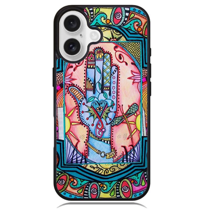 Hand Mandala Singleton Hippie X0147 iPhone 16 Plus Case