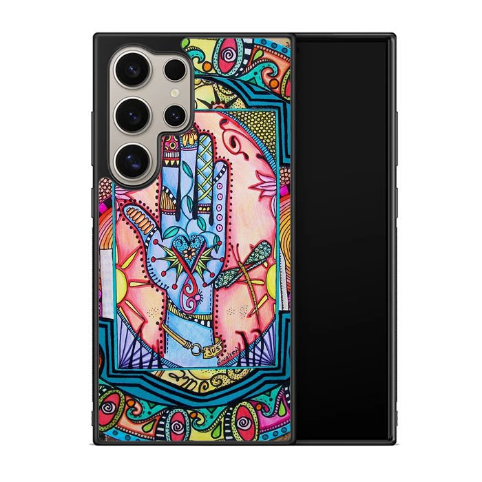 Hand Mandala Singleton Hippie X0147 Samsung Galaxy S24 Ultra 5G Case