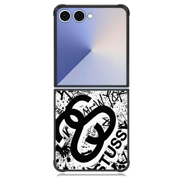 stussy silver X6150 Samsung Galaxy Z Flip 7 Case
