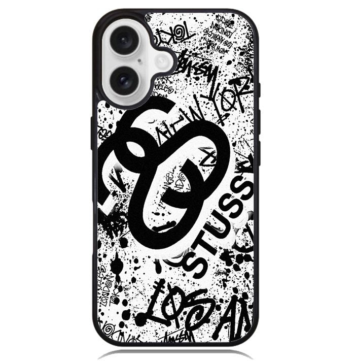 stussy silver X6150 iPhone 16 Case