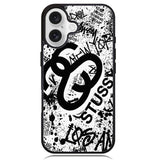 stussy silver X6150 iPhone 16 Case