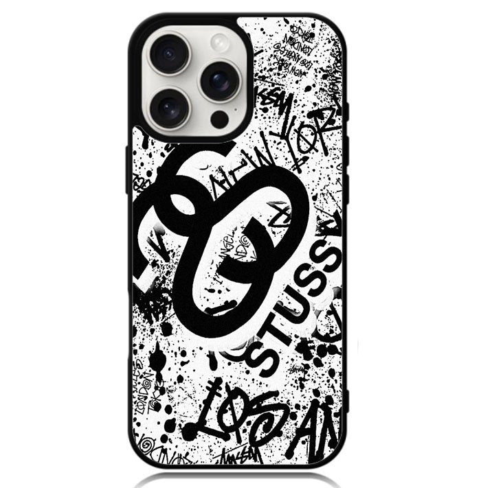 stussy silver X6150 iPhone 16 Pro Max Case