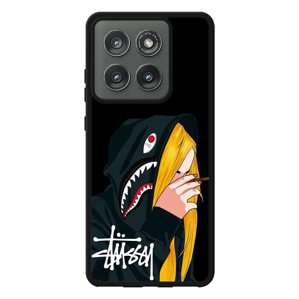 stussy Wallpaper shark X6168 Motorola Moto Edge 2025 Case