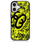 stussy yellow X6147 iPhone 16 Case
