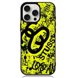 stussy yellow X6147 iPhone 16 Pro Case