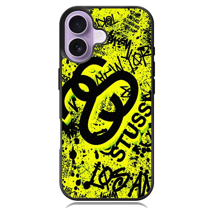 stussy yellow X6147 iPhone 17 Case