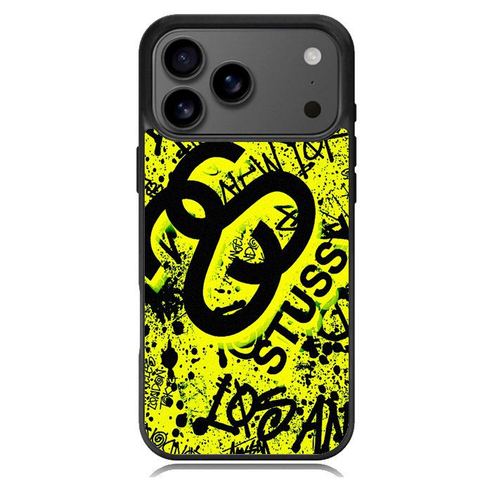 stussy yellow X6147 iPhone 17 Pro Case