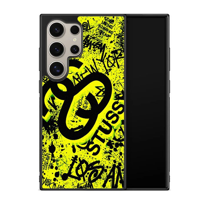 stussy yellow X6147 Samsung Galaxy S25 Ultra 5G Case