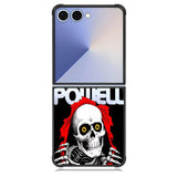 Hot New Powell Skateboards Skull X0150 Samsung Galaxy Z Flip 7 Case