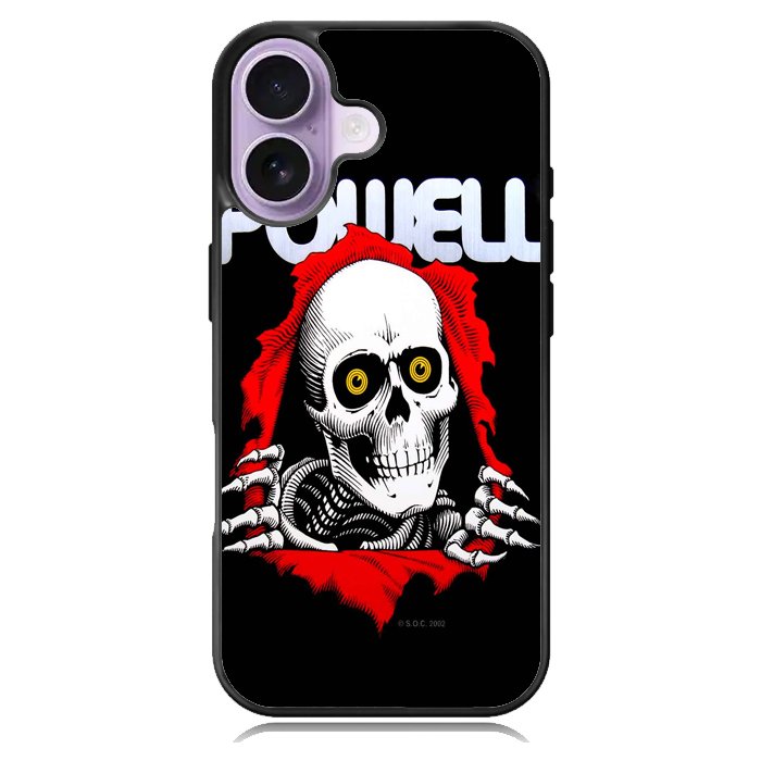 Hot New Powell Skateboards Skull X0150 iPhone 17 Case